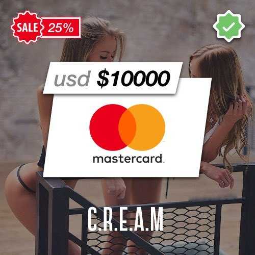 MasterCard Prepaid $10000 Balance